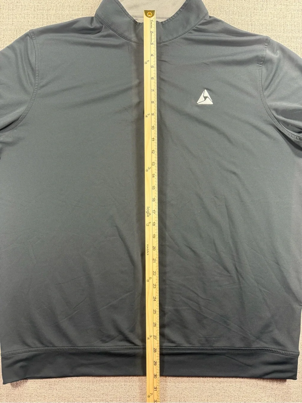 Peter Millar Mens Black Perth Performance Quarter Zip Pullover XXL ME0EK40